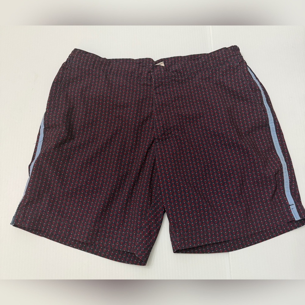 Fair Harbor Liner Red Blue Swim Active Shorts - 30